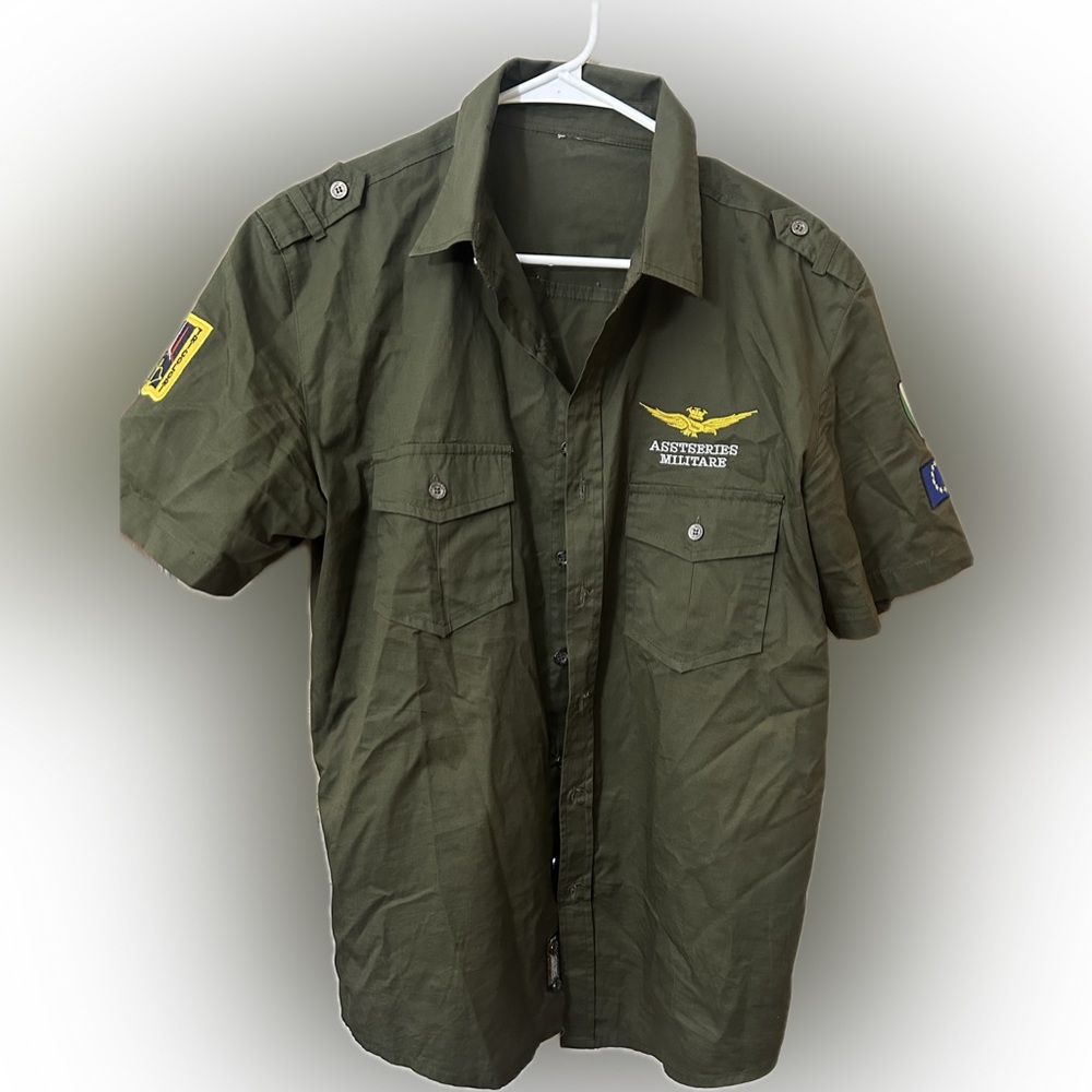 aeronautica militare jacket short sleeve
